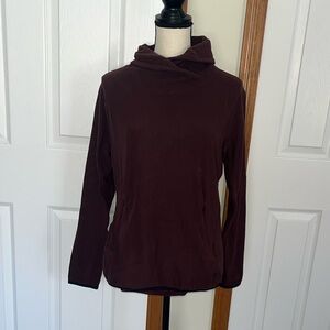 Adidas Burgundy Fleece Pullover